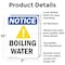 Signmission Boiling Water, 7 in W x Rectangle, Aluminum OS-2PACK-NS-A-710-V-10377 - alternate 4